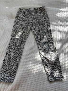 pistola Beige and Black Leopard Skinny Jeans